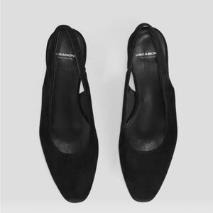 Vagabond Joyce Black Suede Pumps